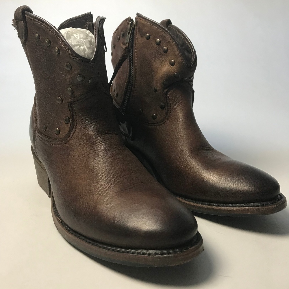 Cowboy Booties Vintage Shoe Company Luisa Western Short Boot 7.5 NIB